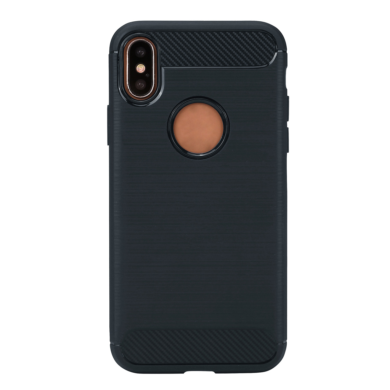 ACBungji iPhone X Case Cover Soft TPU Carbon Fiber Protective Cover Slim Fit for iPhone X / iPhone 10 (Navy)